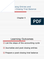 Closing Entries and The Post-Closing Trial Balance