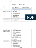 Curriculum Audit For New Senior Mathematics 11 and 12 (HSC)