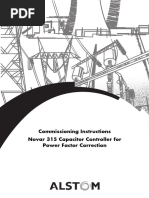 Commissioning Instructions Novar 315 Capacitor Controller For Power Factor Correction