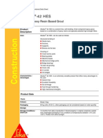 Sikadur - 42 HES: Castable Epoxy Resin Based Grout