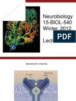 Neurobiology 15-BIOL-540 Winter, 2012