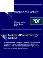 Modulus of elasticity