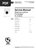 Service Manual: Washing Machine Frontloader FL 5105/A