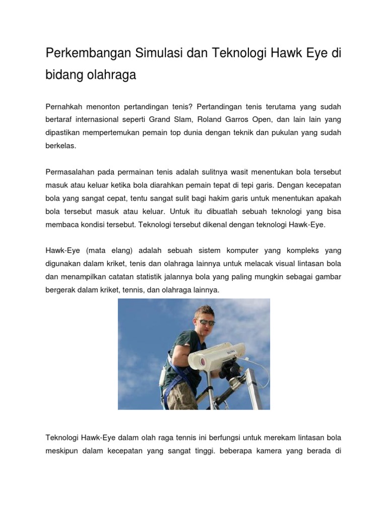 Hawk Eye | PDF | Game & Aktivitas | Teknologi & Rekayasa