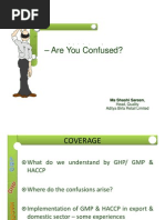 Download Difference Between HACCP and GMP by qtryst SN121589713 doc pdf