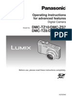 Operating Instructions For Advanced Features Digital Camera Model No. DMC-TZ10/DMC-ZS7 DMC-TZ8/DMC-ZS5