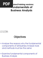 Fundamentals of Business Analysis