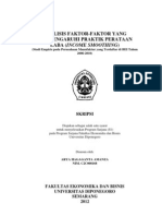 Download Analisis faktor-faktor yang mempengaruhi praktik perataan laba_Income by Bangun Bumi Nuswantoro SN121594908 doc pdf