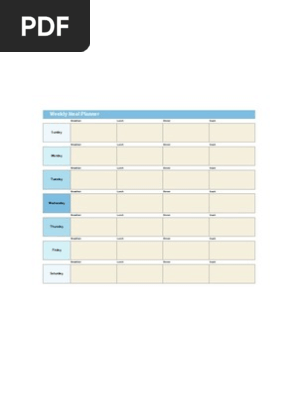 meal planner