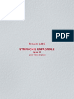 Symphonie Espagnole Violon-Piano Edouard-Lalo