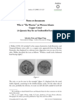 Who is the Warrior on Western Islamic Copper Coins (a Quranic Key for an Unidentified Icon)