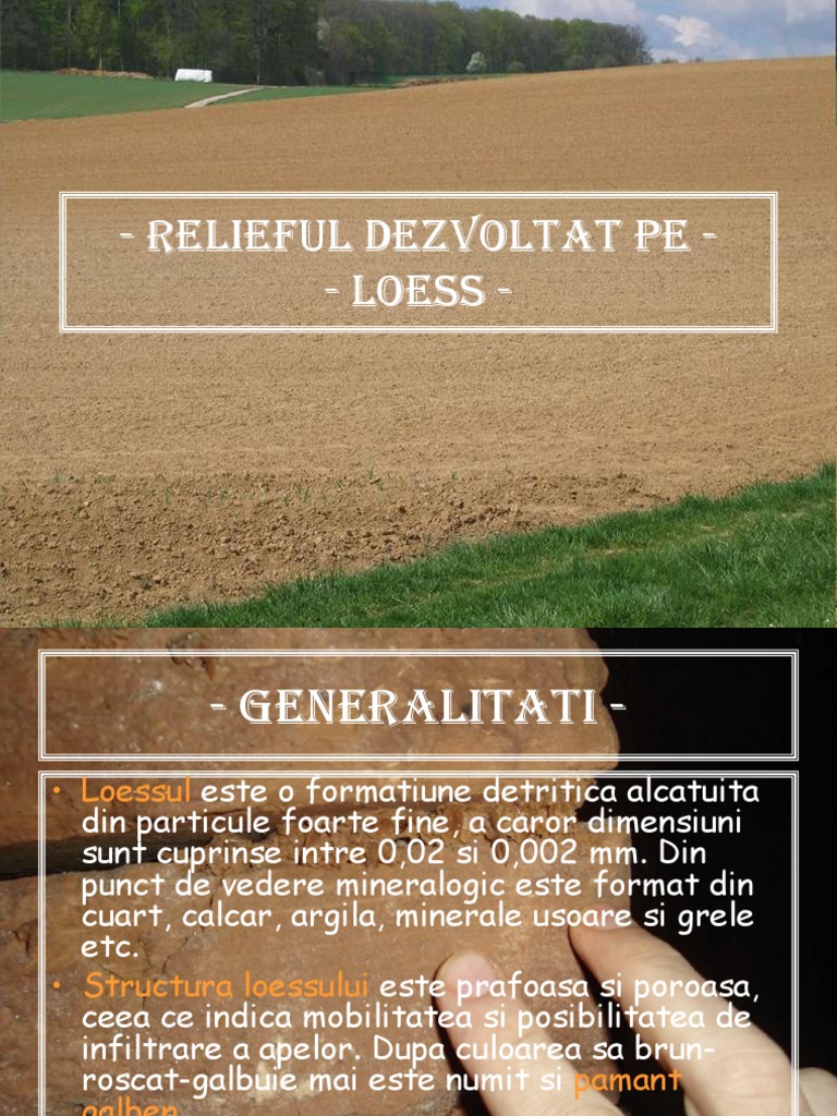 Relieful Dezvoltat Pe Loess | PDF