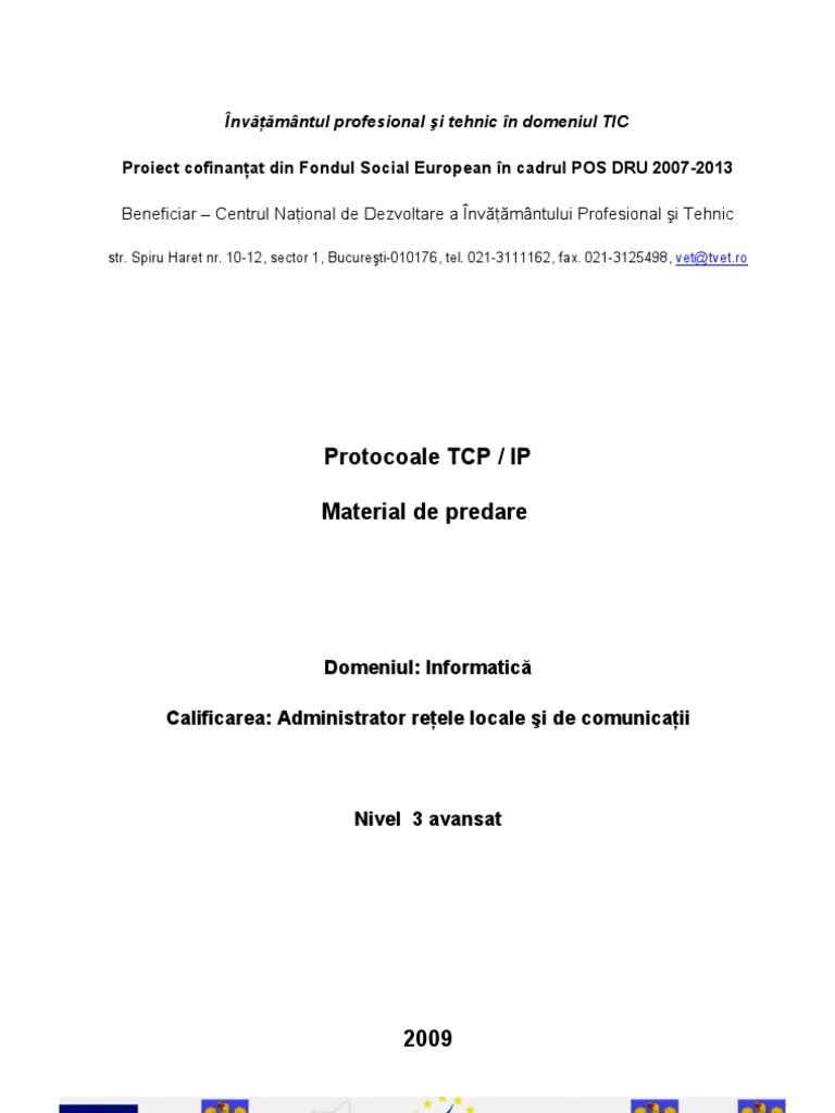Protocoale Tcp/ip | PDF