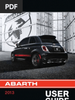 Download 2013 Fiat 500 Abarth Owners Manual by Fiat500USA SN121622819 doc pdf