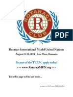 Rotaract International Model United Nations