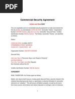 UCC 1 Security Agreement | Security Interest | Liability (Financial