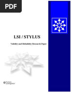 LSI Validity Study