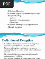 Exception