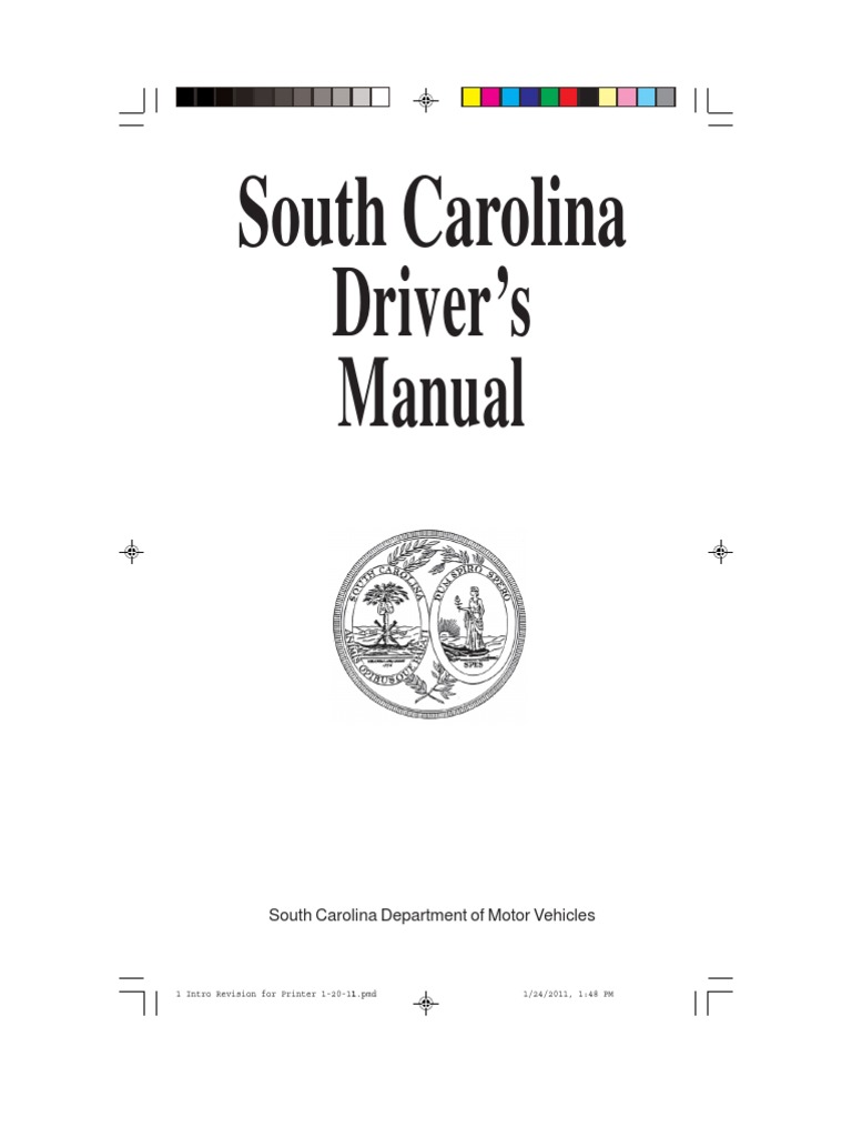South Carolina Drivers Manual 2013 Driver's License United States