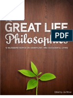 Great Life Philosophies