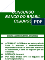 Direito e Conhecimentos Bancarios