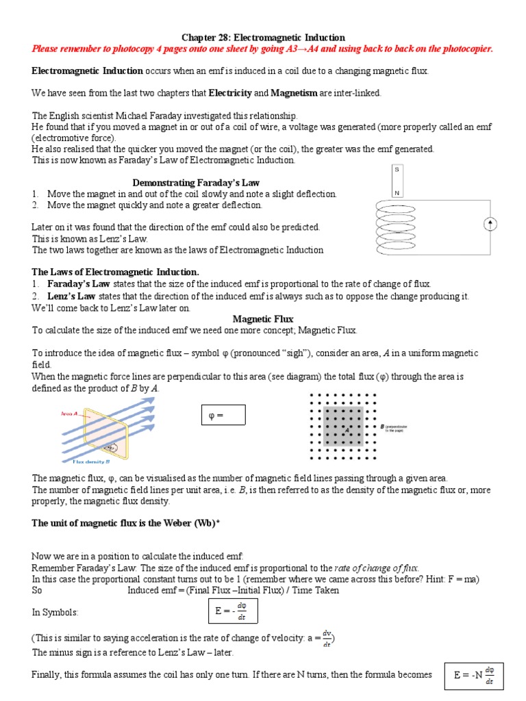 Understanding Electromagnetic Induction | PDF