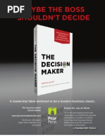 The Decision Maker by Dennis Bakke (Introduction)