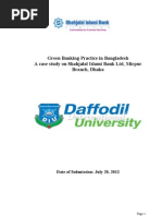Download Green Banking Practice in Bangladesh by Ashiq Hossain SN121754616 doc pdf