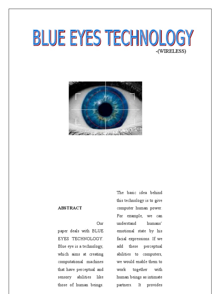 BlueEyesTechnologyIEEE+FORMAT Analog To Digital Converter Emotions