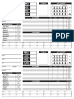 Axles And Alloys 2  - Character Sheet