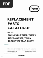 Triumph 650 Twins Parts Manual