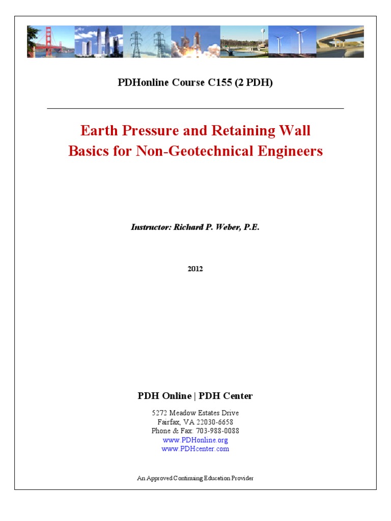 Earth Pressure Basics for Retaining Walls | PDF | Business