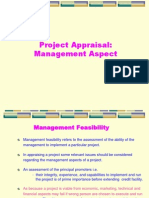 Project Appraisal_Management Aspect