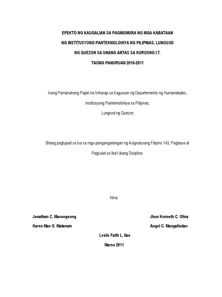 Thesis tagalog social networking theyan 02 picture