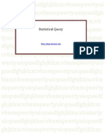 Abap Statistical Query