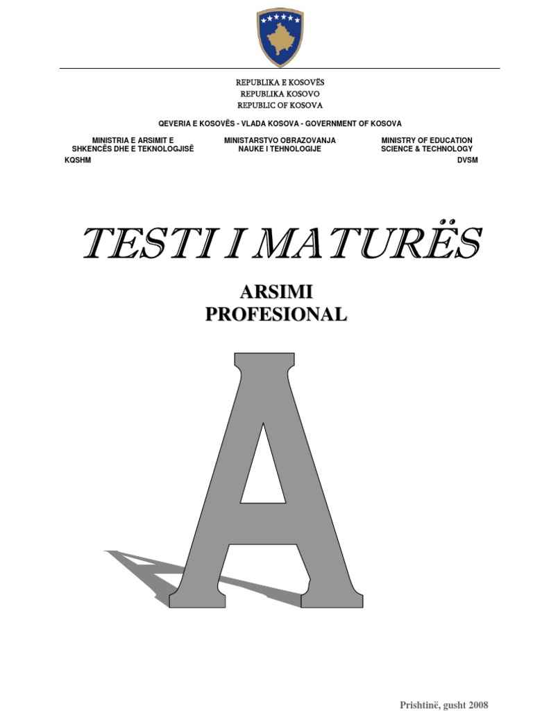 Testi I Matures | PDF