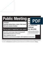 Public Meeting Flyer - City of Edinburgh Council