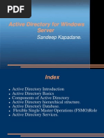 Active Directory For Windows Server: Sandeep Kapadane