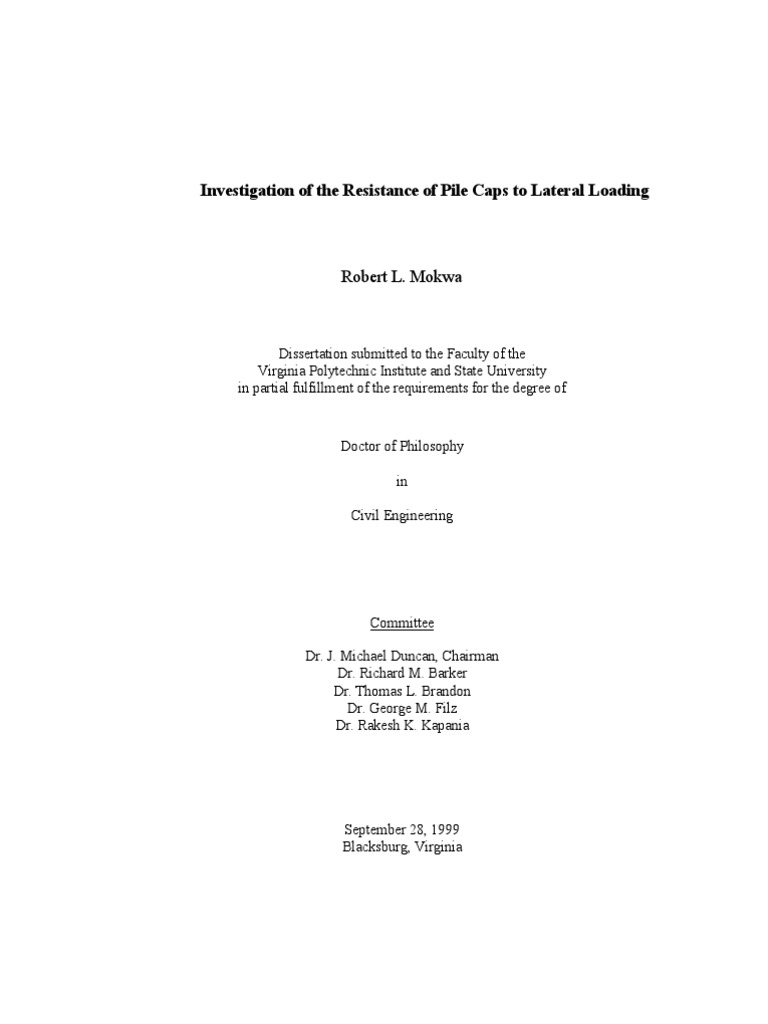 Pile Cap | PDF | Deep Foundation | Geotechnical Engineering