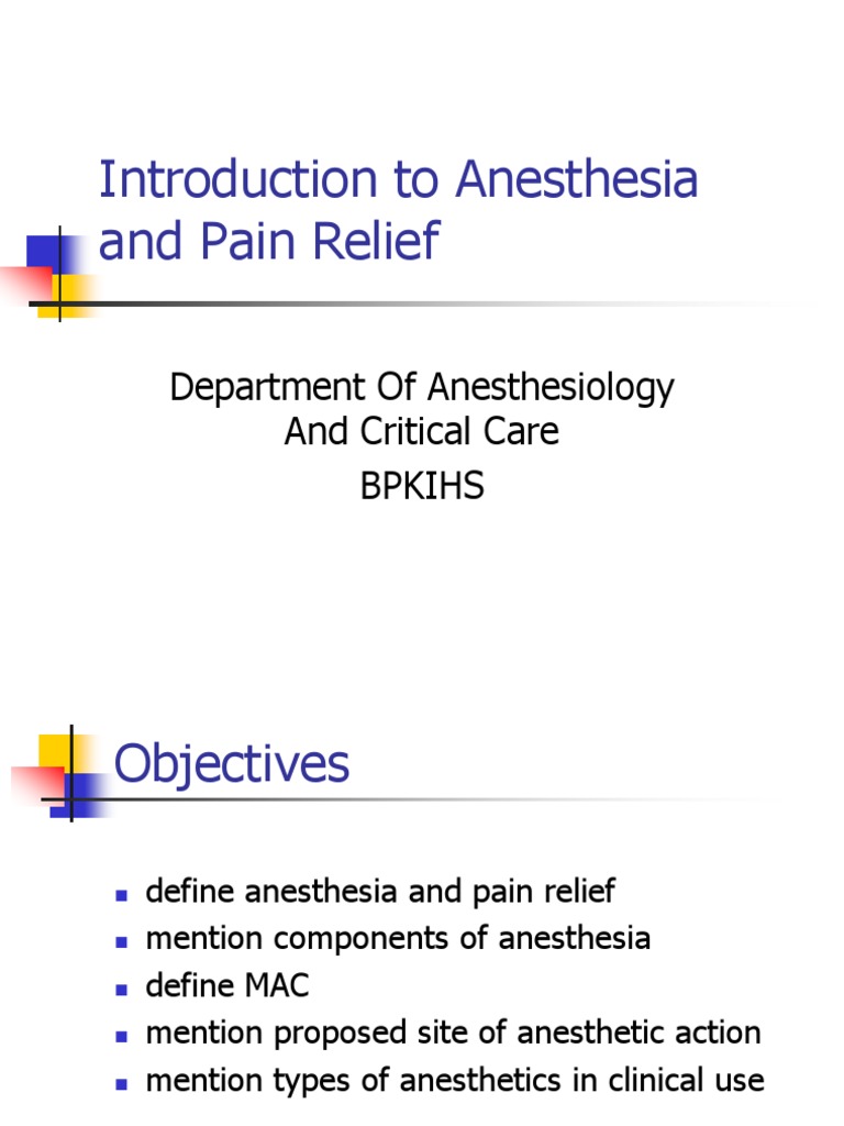7 th semester anesthesia lectures Anesthesia Neuron
