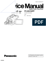 Panasonic PV-GS150 SvcMnls