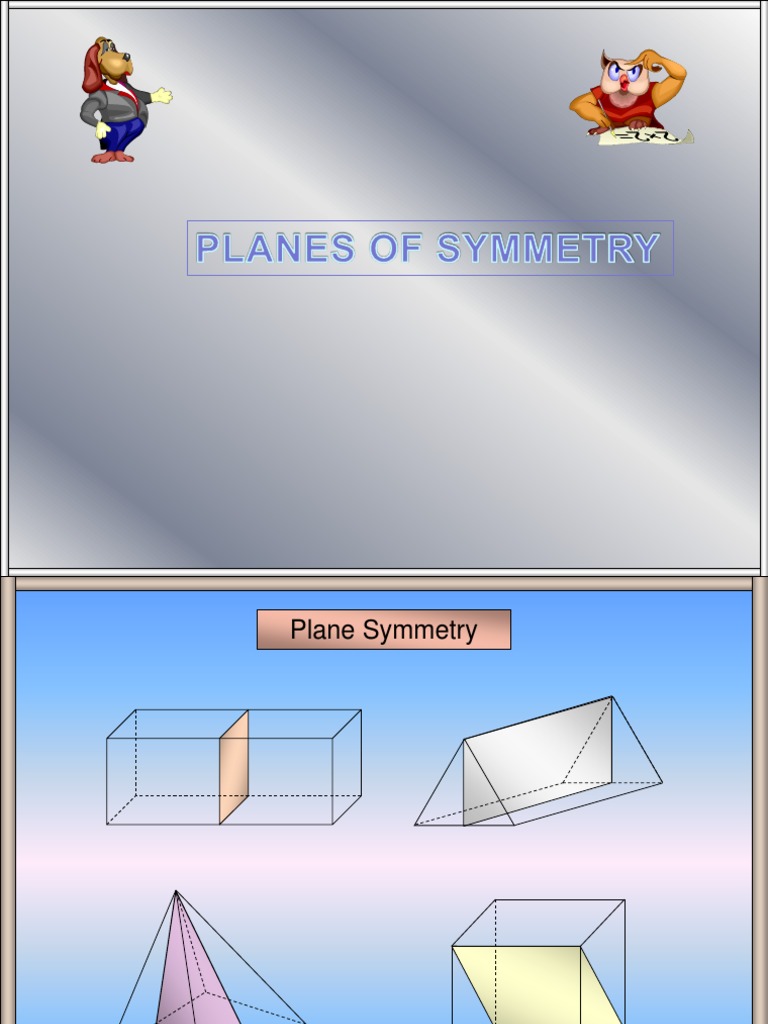 PLANES OF SYMMETRY | Shape | Euclid