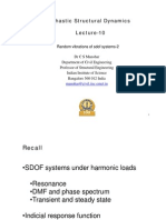 Stochastic Structural Dynamics Lecture-10: Random Vibrations of Sdof Systems-2