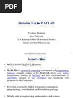 introduction to matlab