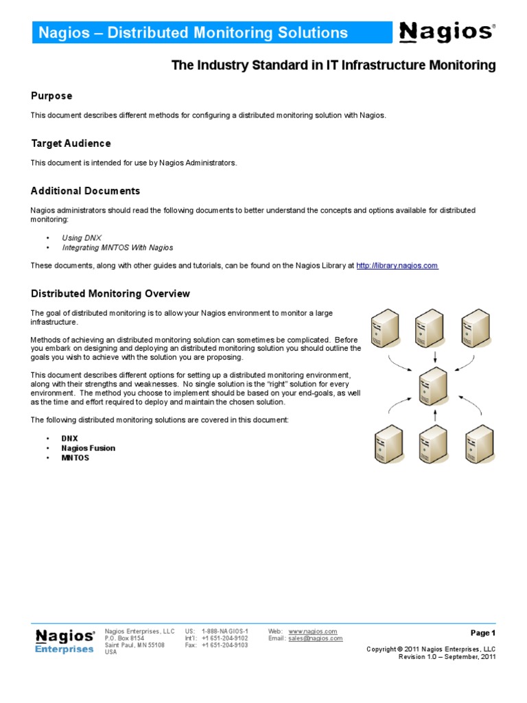 Distributed Monitoring Solutions | PDF | Computing | Software
