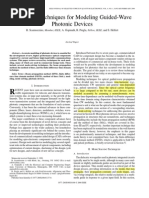 Download numerical techniques for modeling guided-wave photonic devices by wlltld SN12178827 doc pdf