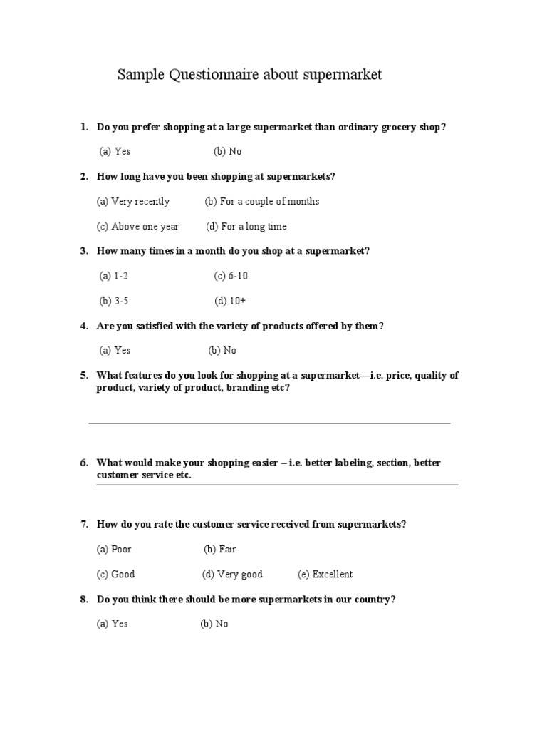 sample-customer-satisfaction-questionnaire-templates