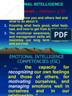 Emotional Intelligence: Daniel Goleman - Definition of EI