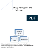Credit Rating, Downgrade and Solutions