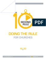 The 10 Second Rule: Doing The Rule For Churches